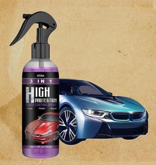 3 in 1 High Protection Quick Car Ceramic Coating Spray – curiokart